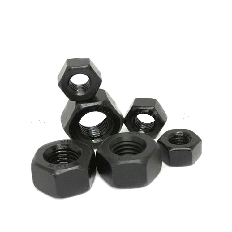 Gr 8 Uhlíková oceľ High Tensile Black DIN6915 Heavy Nuts