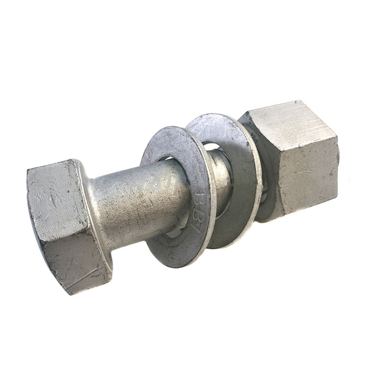 Vysokopevnostná gr. 8.8 Gr.10.9, Gr.12.9 ASTM A325, A490 Heavy Hex Bolt